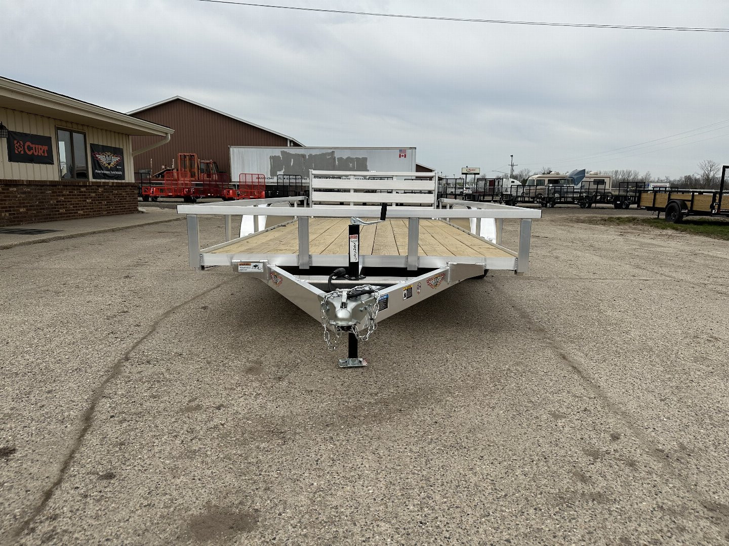 New 2025 H&H TRAILERS 82x16 7k Aluminum Landscape Trailer