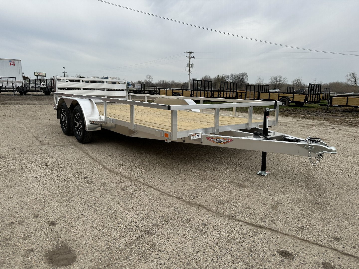 New 2025 H&H TRAILERS 82x16 7k Aluminum Landscape Trailer