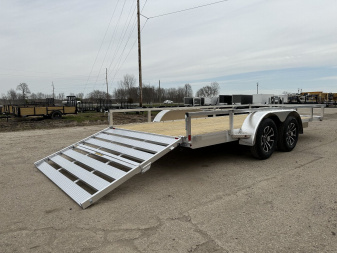 New 2025 H&H TRAILERS 82x16 7k Aluminum Landscape Trailer