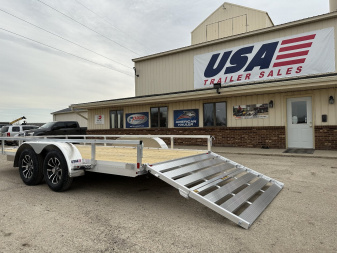 New 2025 H&H TRAILERS 82x16 7k Aluminum Landscape Trailer