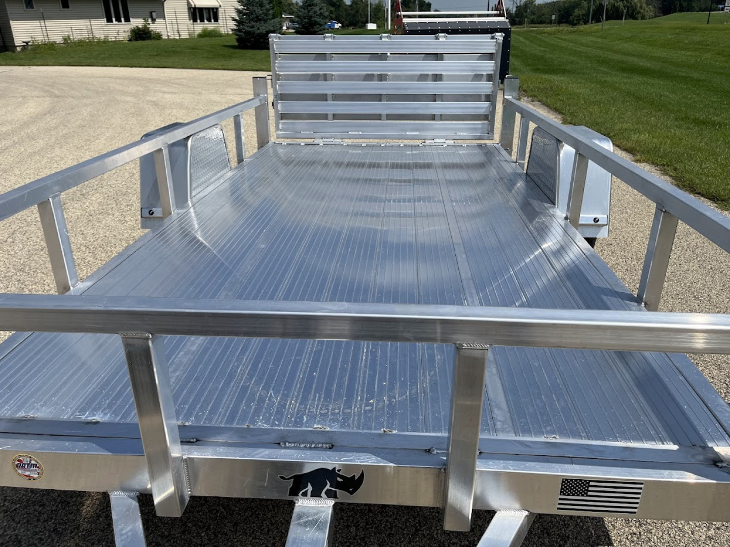 New 2026 Black Rhino Aluminum LSS612A Landscape Trailer w/ Bi-Fold Gate Landscape Trailer