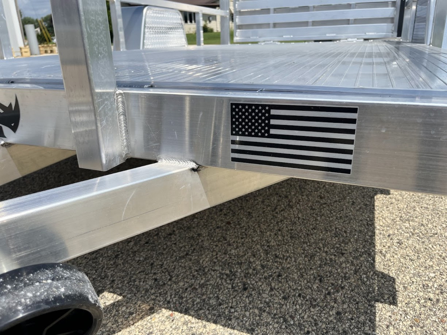 New 2026 Black Rhino Aluminum LSS612A Landscape Trailer w/ Bi-Fold Gate Landscape Trailer