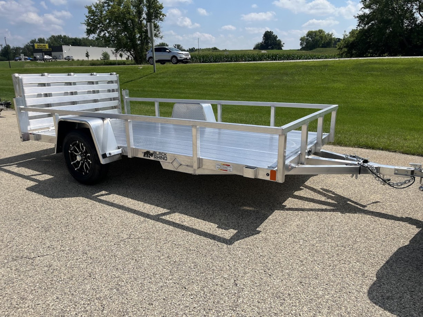 New 2026 Black Rhino Aluminum LSS612A Landscape Trailer w/ Bi-Fold Gate Landscape Trailer
