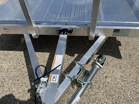 New 2026 Black Rhino Aluminum LSS612A Landscape Trailer w/ Bi-Fold Gate Landscape Trailer