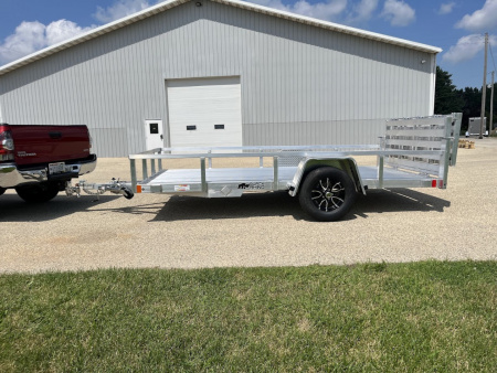 New 2026 Black Rhino Aluminum LSS612A Landscape Trailer w/ Bi-Fold Gate Landscape Trailer