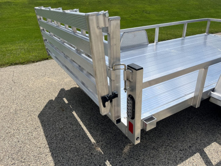 New 2026 Black Rhino Aluminum 6' x 12' LSS612A w/ Bi-Fold Gate (ATV / UTV / Side by Side) Utility Trailer
