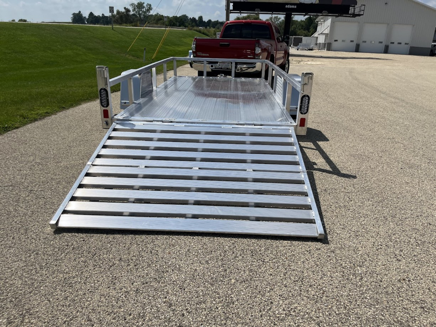 New 2026 Black Rhino Aluminum LSS612A Landscape Trailer w/ Bi-Fold Gate Landscape Trailer