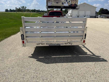 New 2026 Black Rhino Aluminum LSS612A Landscape Trailer w/ Bi-Fold Gate Landscape Trailer