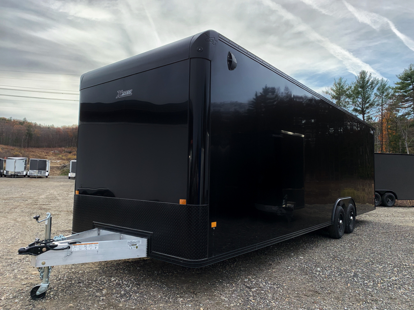 New 2025 High Country 8.5x28 + Flat Front w/ Cast Corners- Aluminum trailer /7'6 interior height/ blackout- 9990gvw