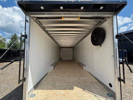 New 2025 High Country 8.5x28 + Flat Front w/ Cast Corners- Aluminum trailer /7'6 interior height/ blackout- 9990gvw