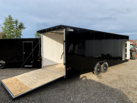 New 2025 High Country 8.5x28 + Flat Front w/ Cast Corners- Aluminum trailer /7'6 interior height/ blackout- 9990gvw