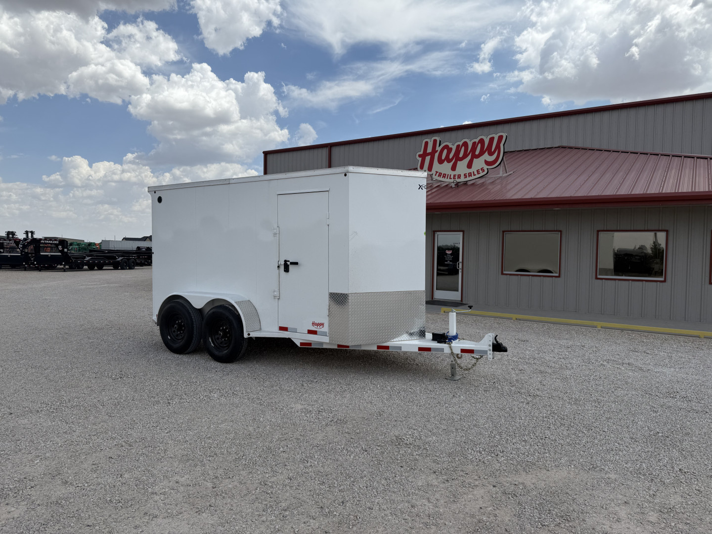 New 2025 Delco 6’x12’ BP Steel Enclosed Trailer – E6
