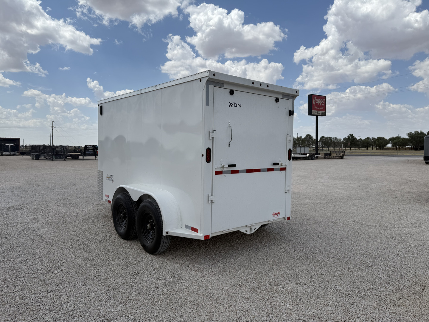 New 2025 Delco 6’x12’ BP Steel Enclosed Trailer – E6