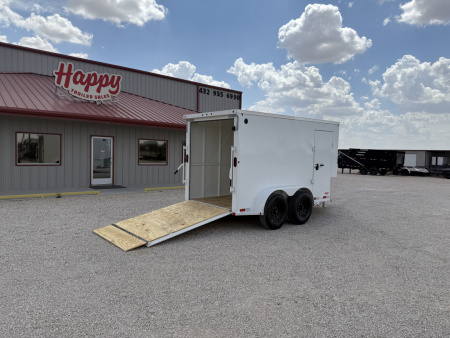 New 2025 Delco 6’x12’ BP Steel Enclosed Trailer – E6