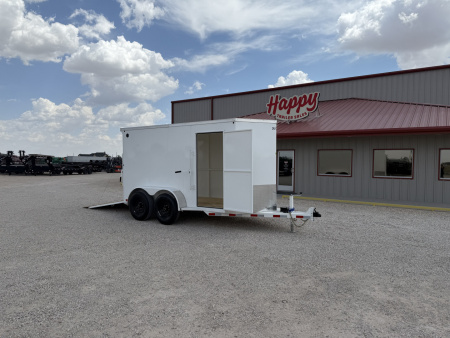 New 2025 Delco 6’x12’ BP Steel Enclosed Trailer – E6