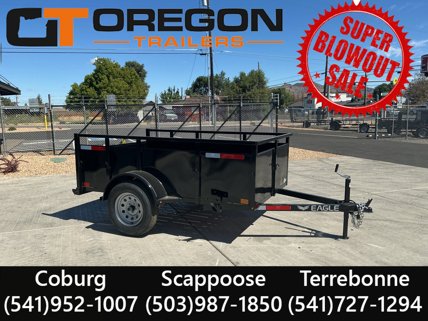 New 2025 Eagle Trailers 5x8 3K Utility Trailer