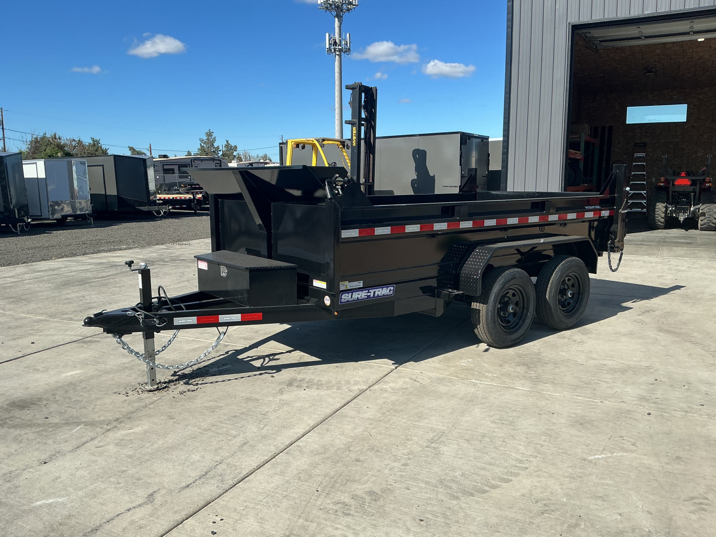 New 2025 Sure-Trac 6X12 Tandem Axle 10K Low Profile Dump Trailer