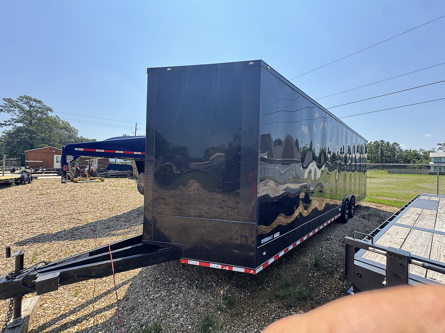 Used 2024 Freedom Trailers 8.5 x 28 Cargo / Enclosed Trailer