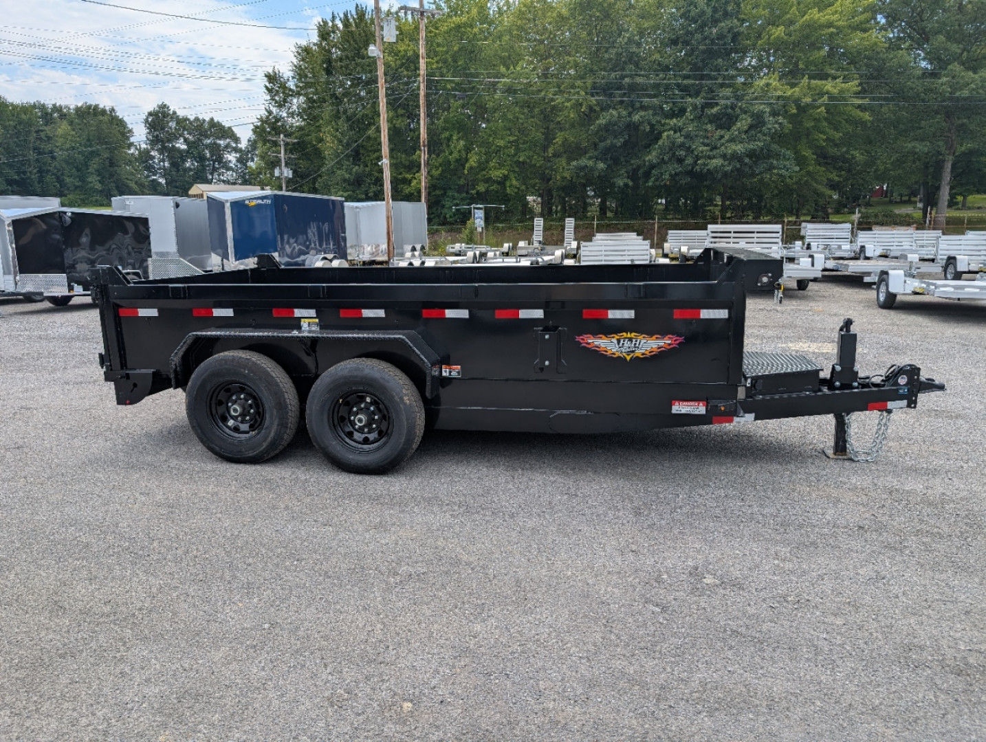 New 2025 H&H 83X14 14K Dump Trailer