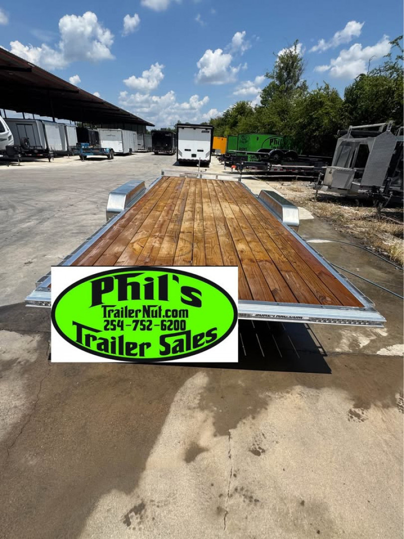 New 2025 Sure-Trac 20' ALUMINUM EQUIPMENT HAULER POWER TILT CAR HAULER Tilt Trailer