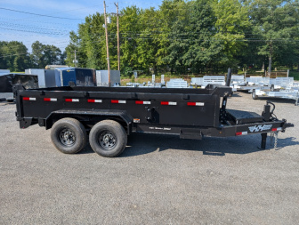 New 2025 H&H 83X14 14K Telescopic Dump Trailer