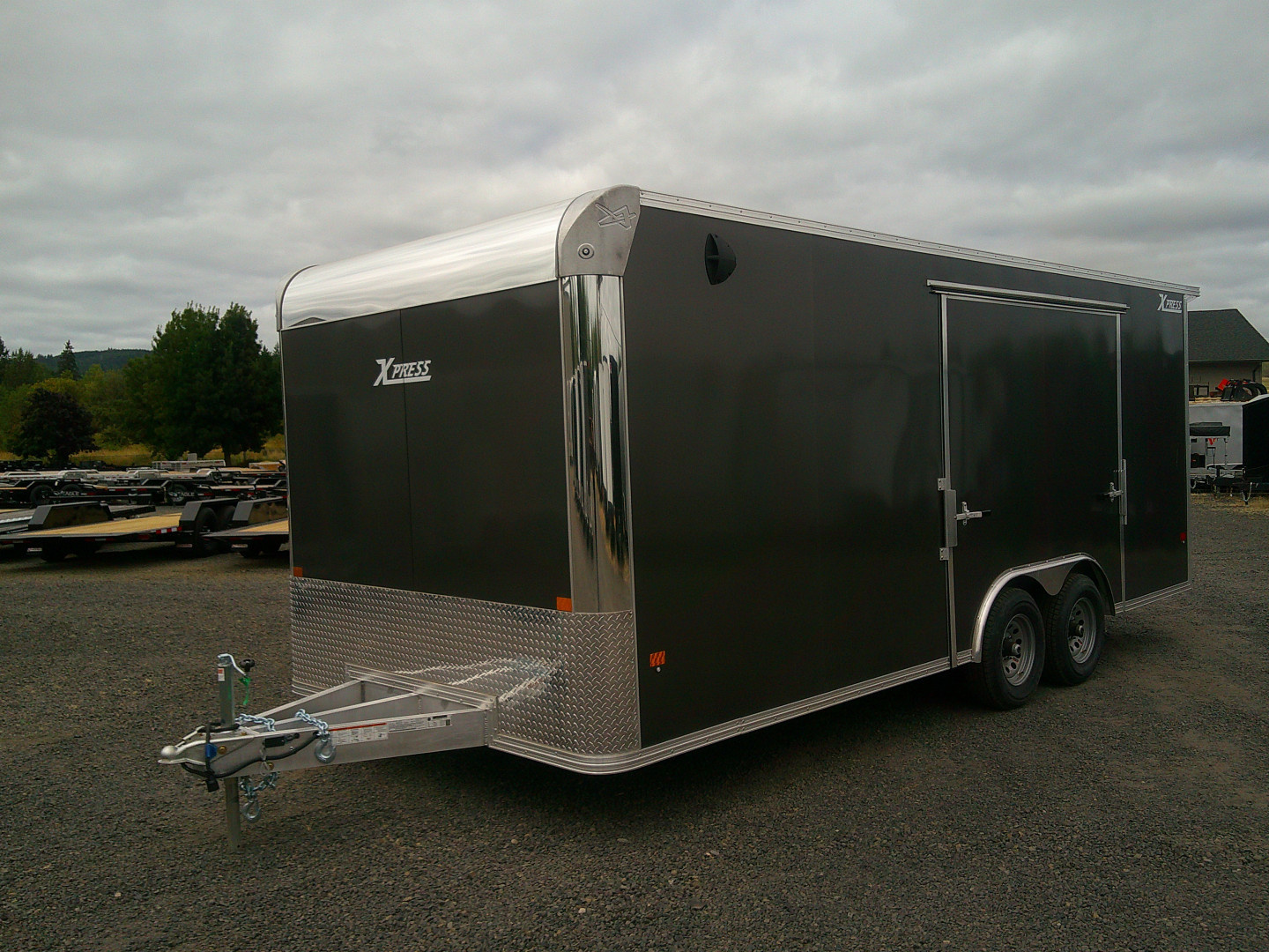 New 2025 ALCOM XPRESS 8.5X20 10K Aluminum Car Hauler Trailer