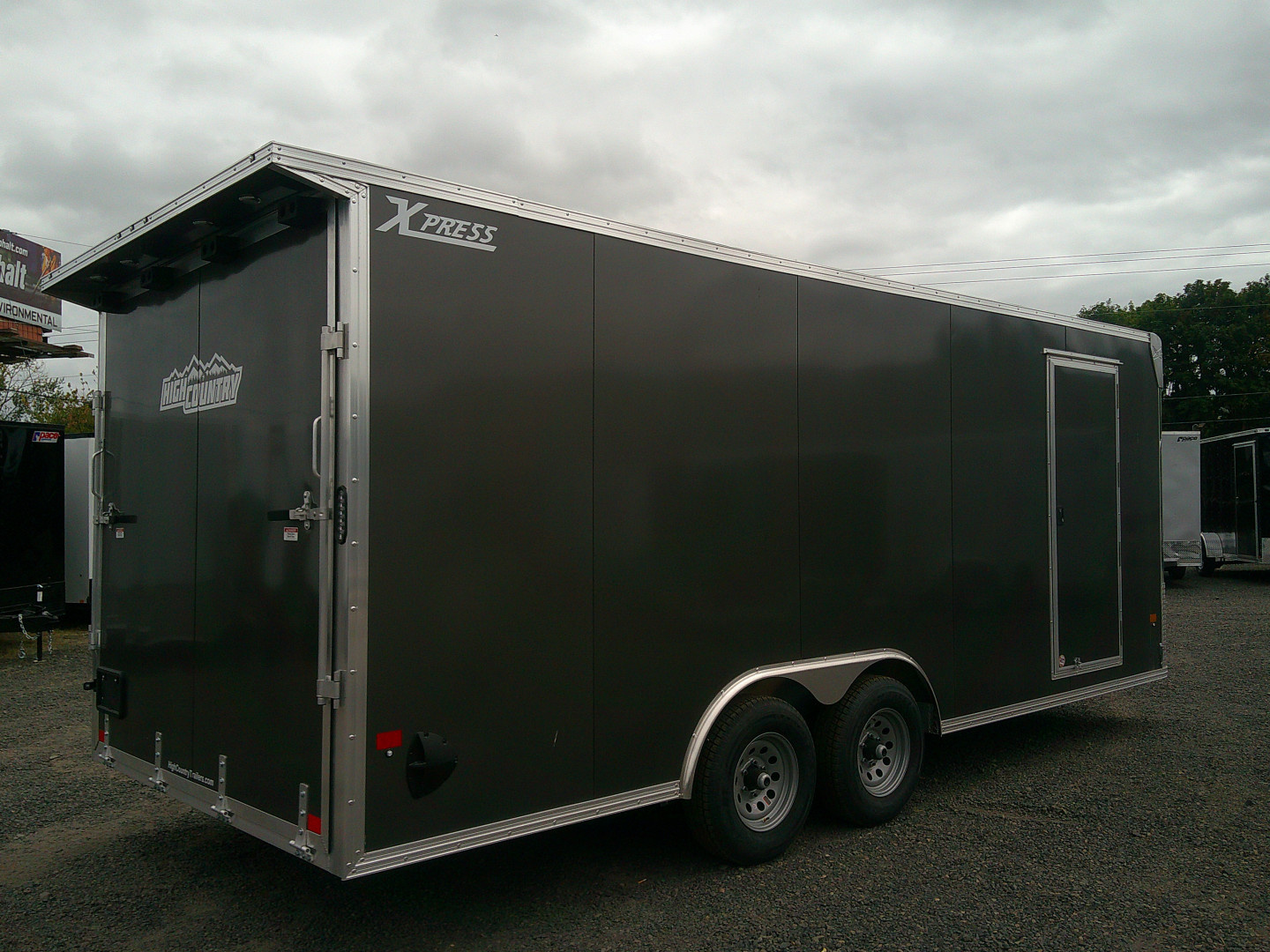 New 2025 ALCOM XPRESS 8.5X20 10K Aluminum Car Hauler Trailer
