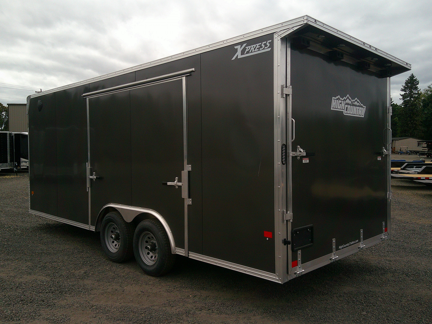 New 2025 ALCOM XPRESS 8.5X20 10K Aluminum Car Hauler Trailer
