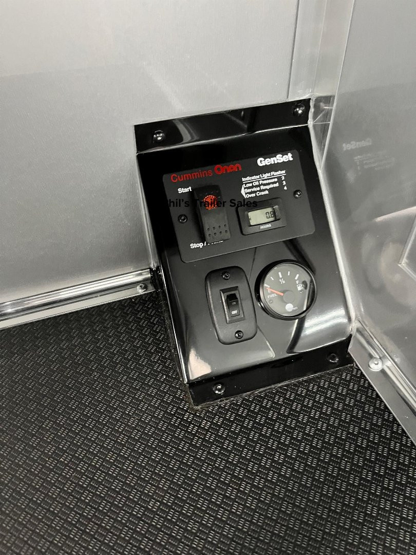 New CONTINENTAL CARGO 52' LIVING QUARTERS Car / Racing Trailer BATHROOM PACKAGE, DUAL MINI SPLIT & GENERATOR