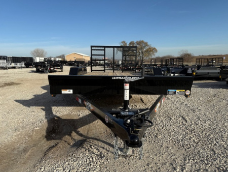 New 2026 H&H Black 82"x16' (14'+2') 7k Car Hauler Trailer