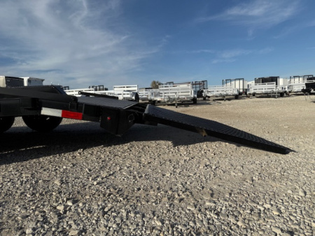 New 2026 H&H Black 82"x16' (14'+2') 7k Car Hauler Trailer