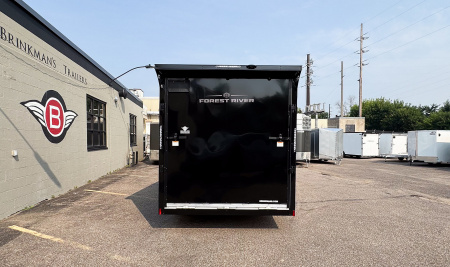 New 2025 Lightning 7.5X18 ENCLOSED CARGO - BLACK WITH BLACKOUT!