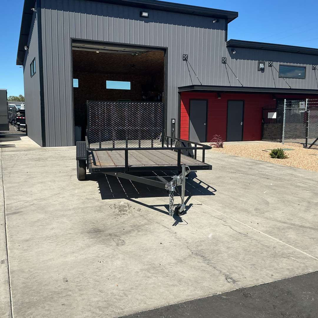 New 2024 RHM Trailers 7x12 Wingman Utility Trailer Single Axle 3K