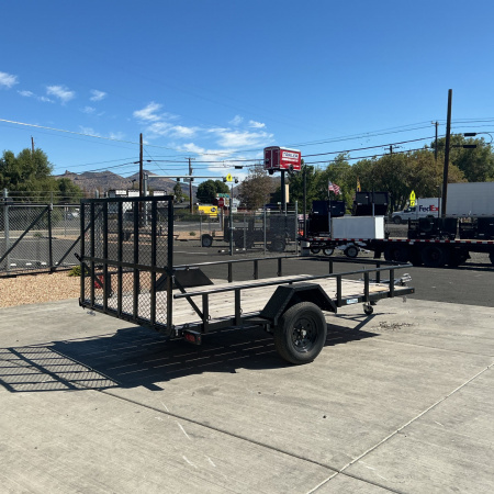 New 2024 RHM Trailers 7x12 Wingman Utility Trailer Single Axle 3K