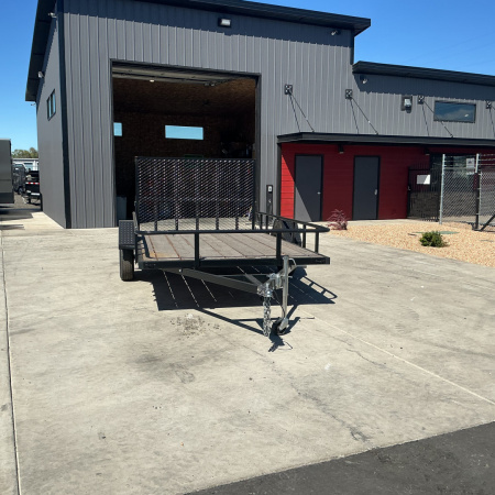 New 2024 RHM Trailers 7x12 Wingman Utility Trailer Single Axle 3K