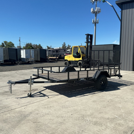 New 2024 RHM Trailers 7x12 Wingman Utility Trailer Single Axle 3K