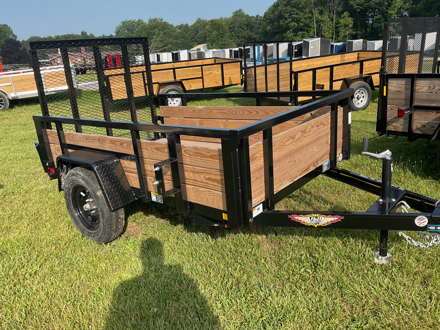 New 2026 H&H Trailers 5X8 WOODSIDE Landscape Trailer
