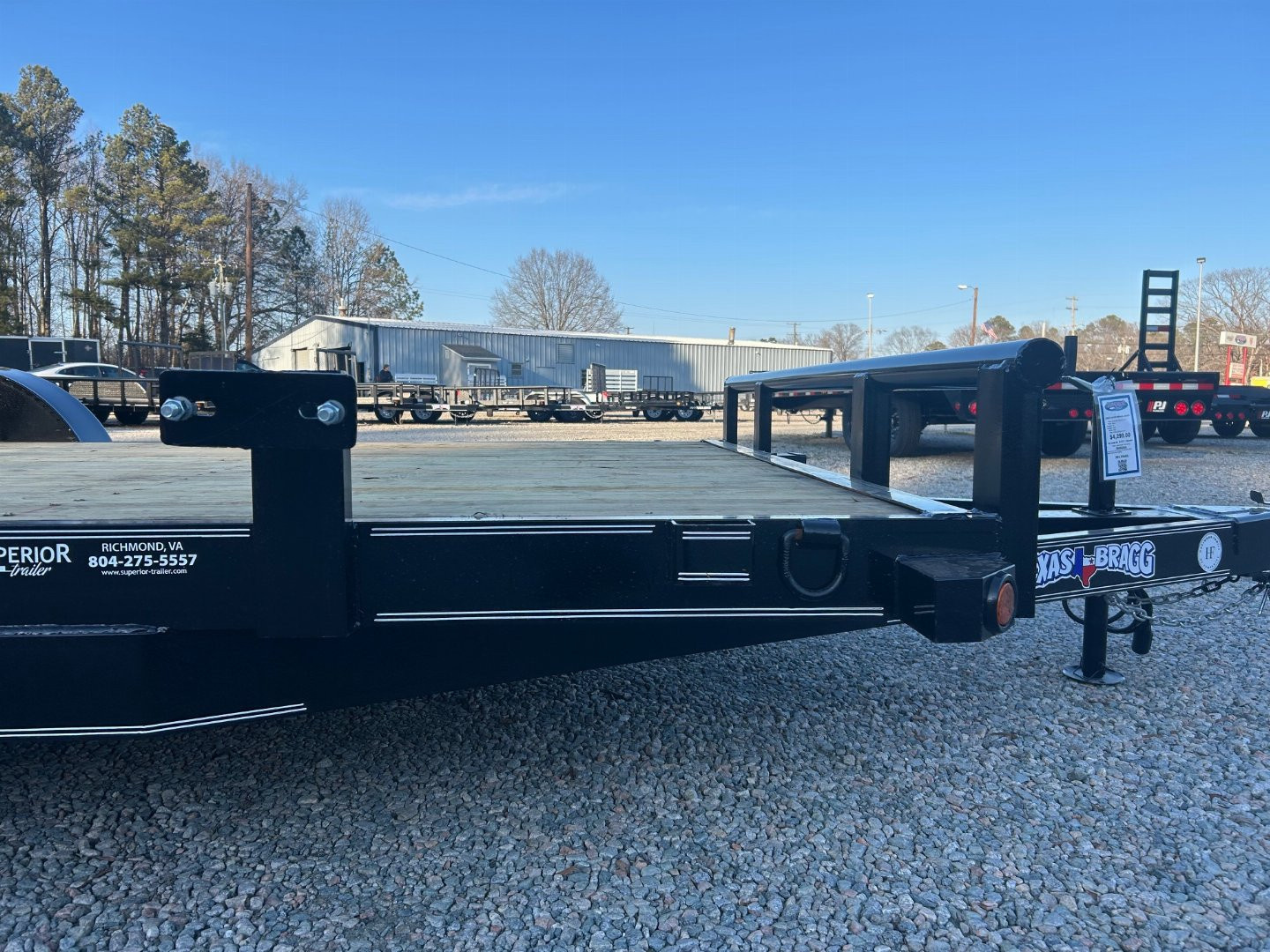 New 2025 TEXAS BRAGG TRAILERS 16 HCH Car Trailer w/ Welded D-Rings