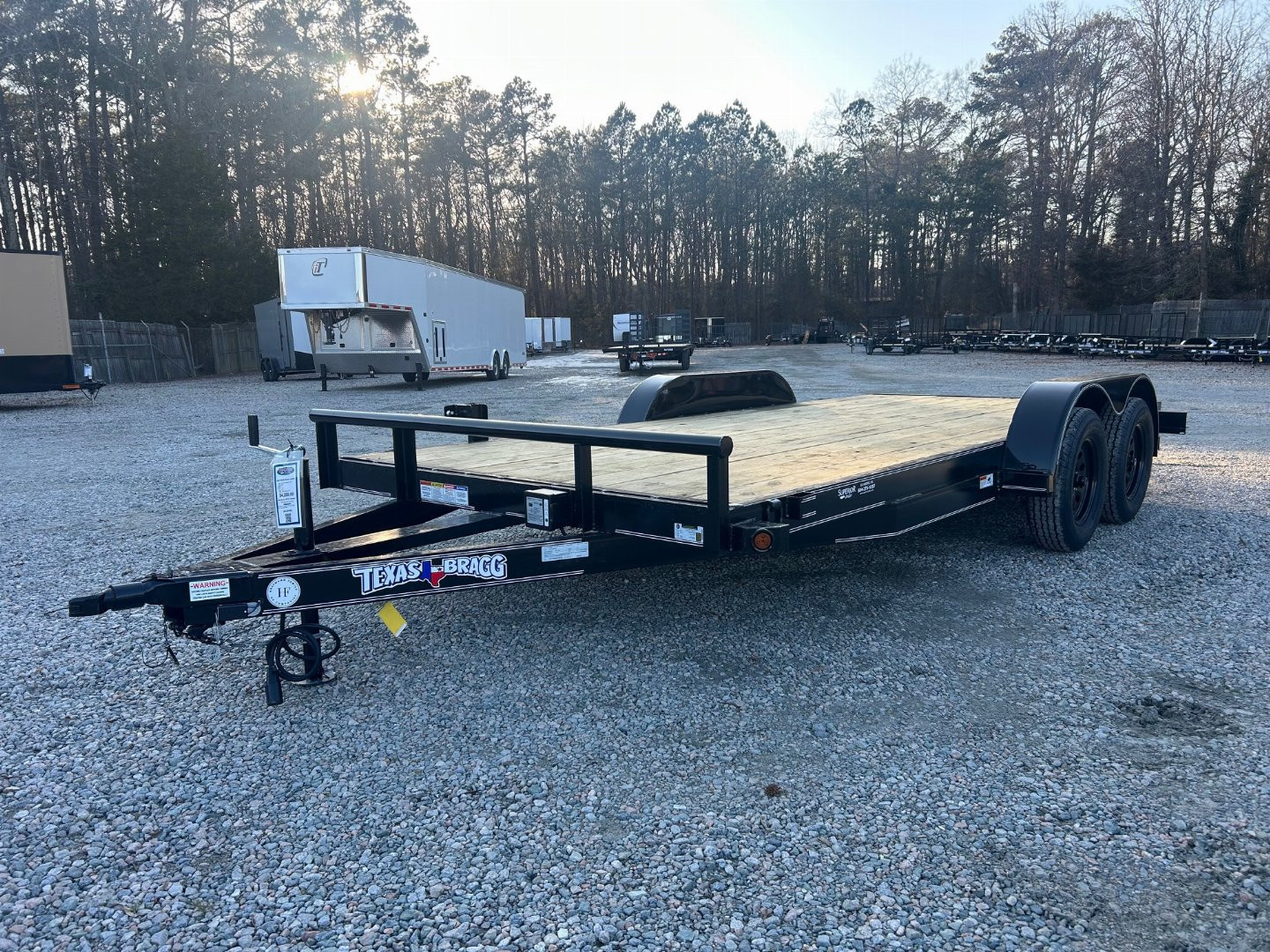 New 2025 TEXAS BRAGG TRAILERS 16 HCH Car Trailer w/ Welded D-Rings