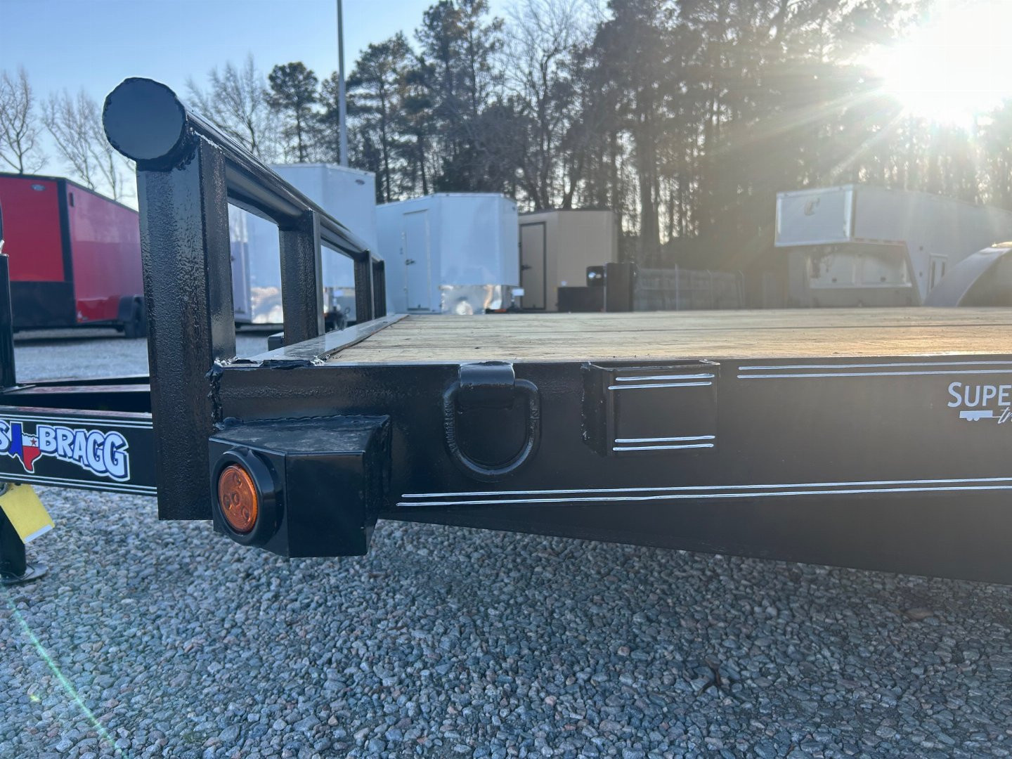 New 2025 TEXAS BRAGG TRAILERS 16 HCH Car Trailer w/ Welded D-Rings