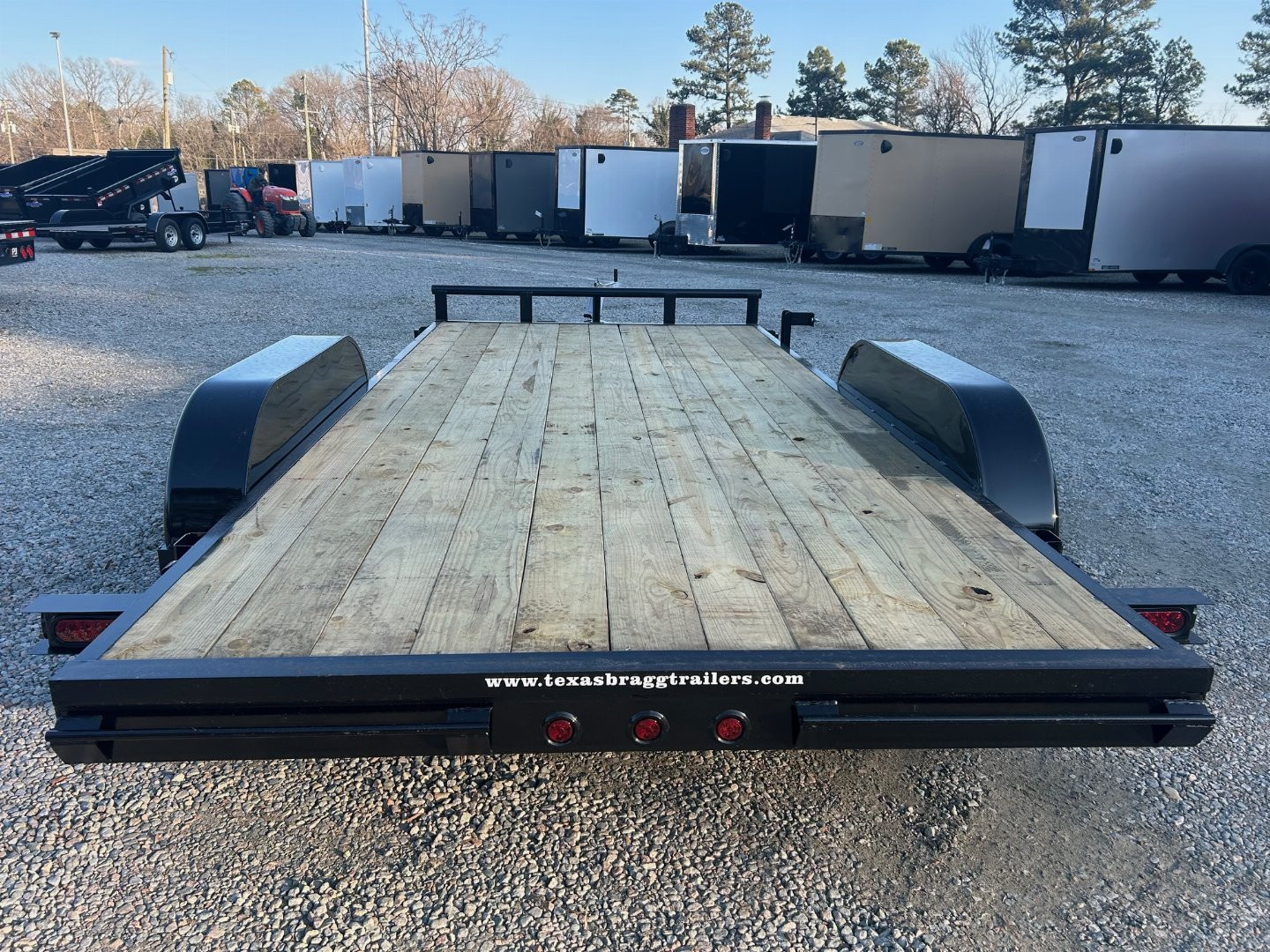 New 2025 TEXAS BRAGG TRAILERS 16 HCH Car Trailer w/ Welded D-Rings