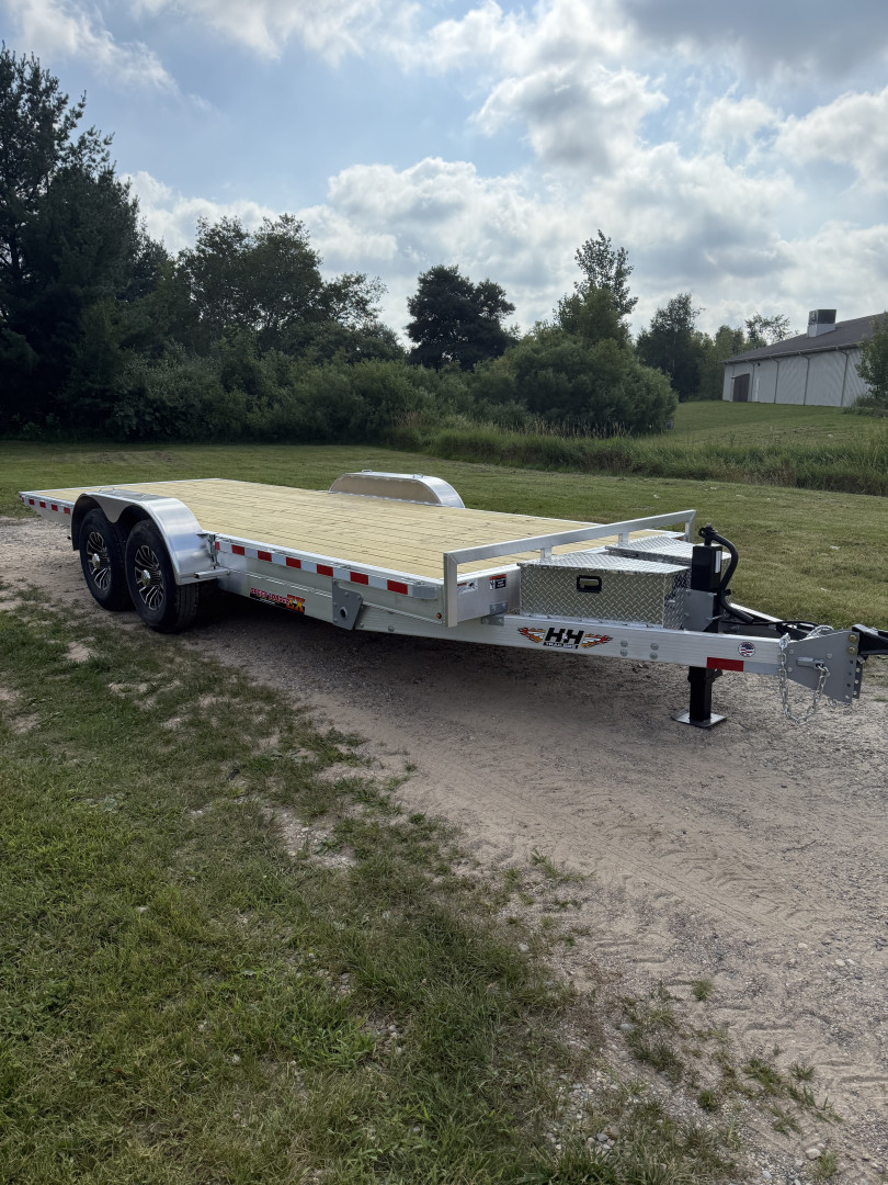 New 2026 H&H Trailers 20' ALL ALUMINUM POWER TILT 10K Tilt Trailer
