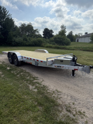 New 2026 H&H Trailers 20' ALL ALUMINUM POWER TILT 10K Tilt Trailer