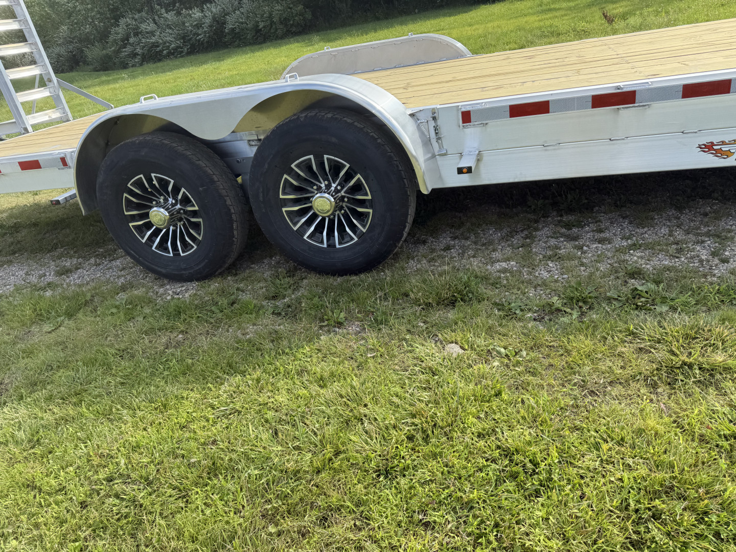 New 2026 H&H Trailers 24' ALL ALUMINUM 14K POWER TILT Tilt Trailer
