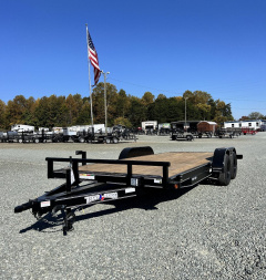 New 2025 TEXAS BRAGG TRAILERS 18 HCH Car Trailer w/ Removable Fender