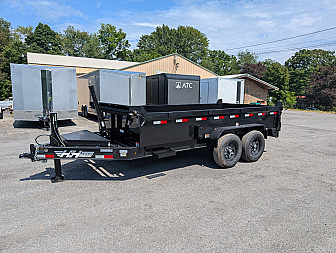 New 2025 H&H 83X14 14K I-Beam Telescopic Dump Trailer