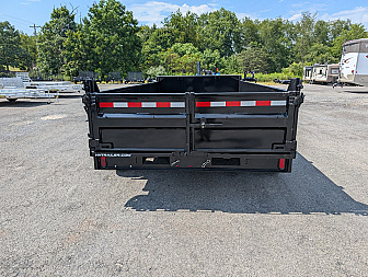 New 2025 H&H 83X14 14K I-Beam Telescopic Dump Trailer
