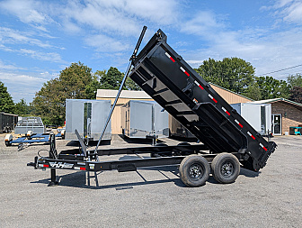 New 2025 H&H 83X14 14K I-Beam Telescopic Dump Trailer