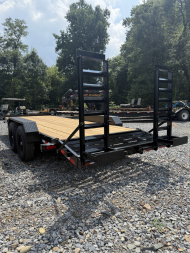 New 2026 CAM 20' Equip. Trailer w/ Beavertail - 7K Axles - 14,000 GVWR - Toolbox