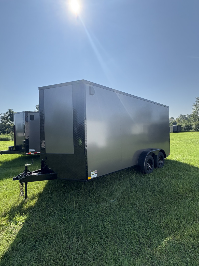 New 2026 Diamond Cargo 7x16TA Charcoal Blackout Cargo / Enclosed Trailer
